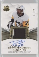 2020-21 Upper Deck The Cup Signature Materials Pierre-Olivier Joseph #SP-PJ card