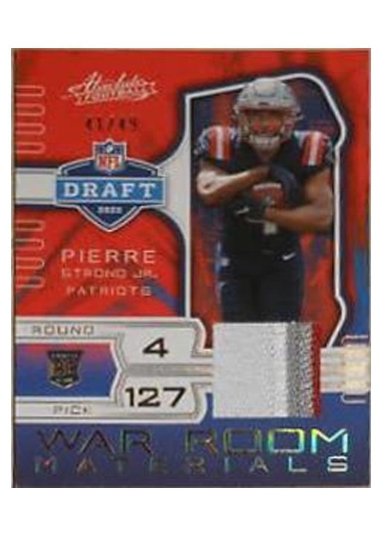 2022 Panini Absolute War Room Materials Pierre Strong Jr. #41 card