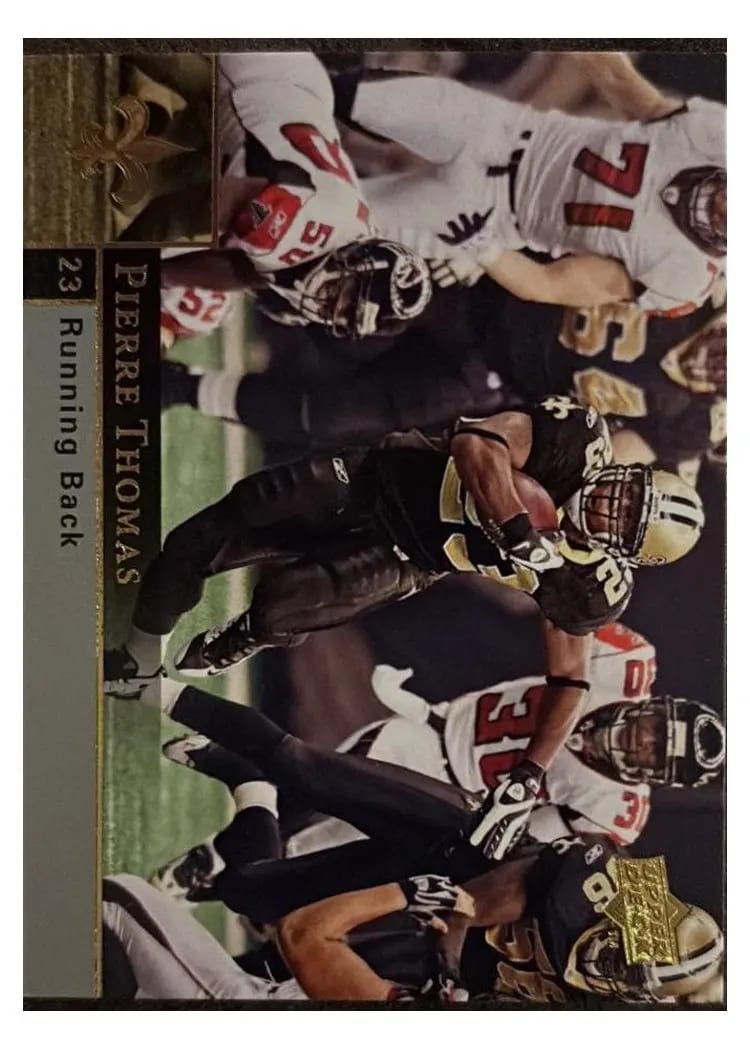2009 Upper Deck Pierre Thomas #123 card