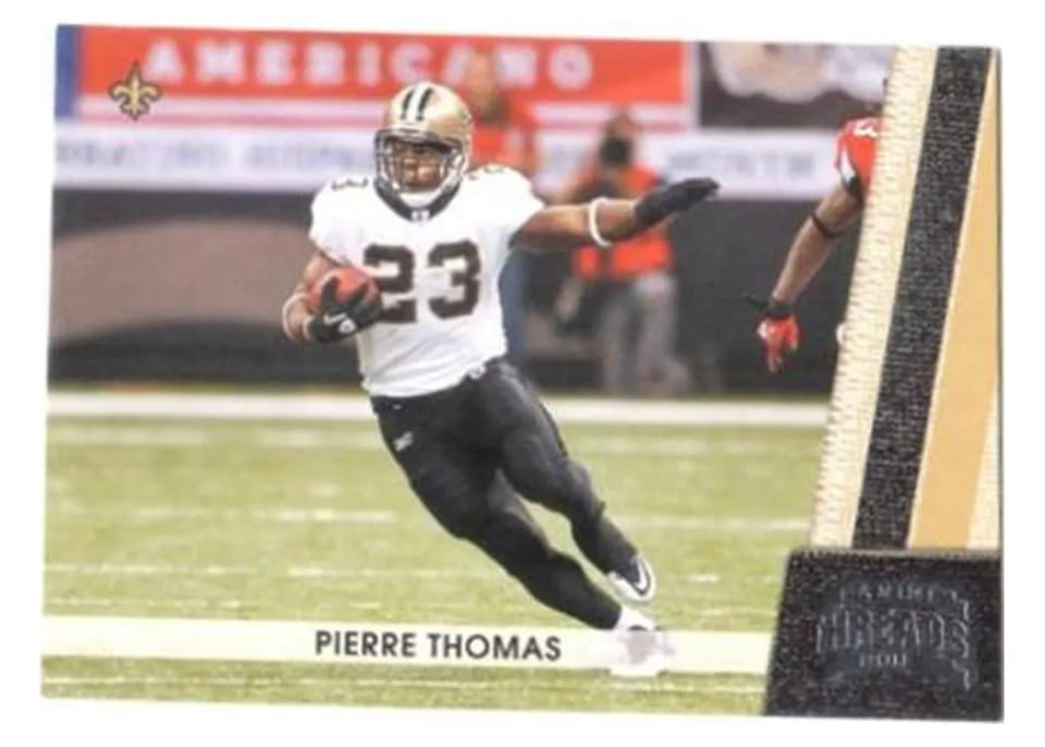 2011 Panini Threads Pierre Thomas #95 card