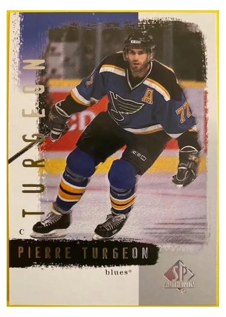2000 SP Authentic Pierre Turgeon #76 card