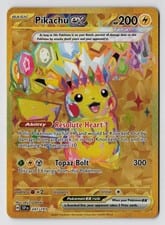 2024 Surging Sparks Pikachu ex #247 card
