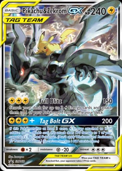 2017 SM Black Star Promos Pikachu & Zekrom-GX #SM168 card