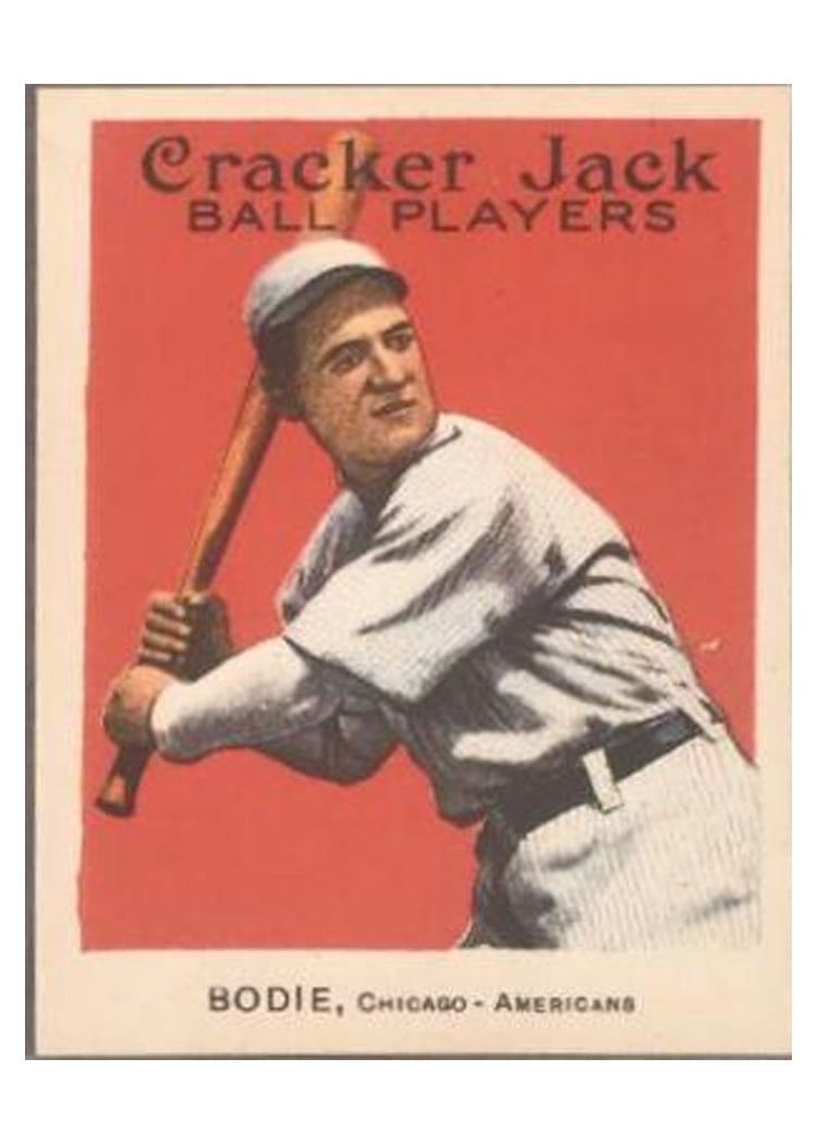 1915 Cracker Jack Ping Bodie #79 card