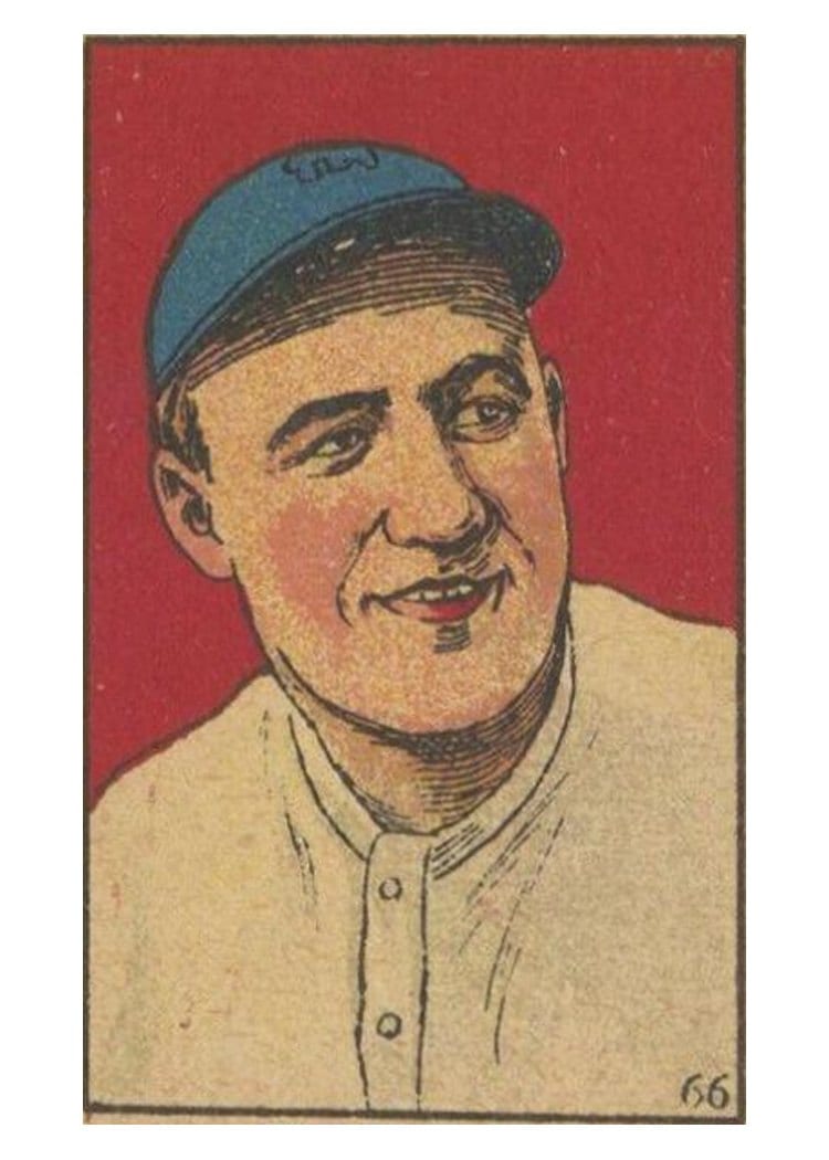 1919 W514 Ping Bodie #66 card