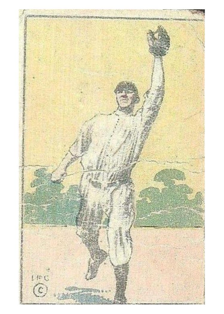 1920 W516 1 Ping Bodie Hand Cut #3 card