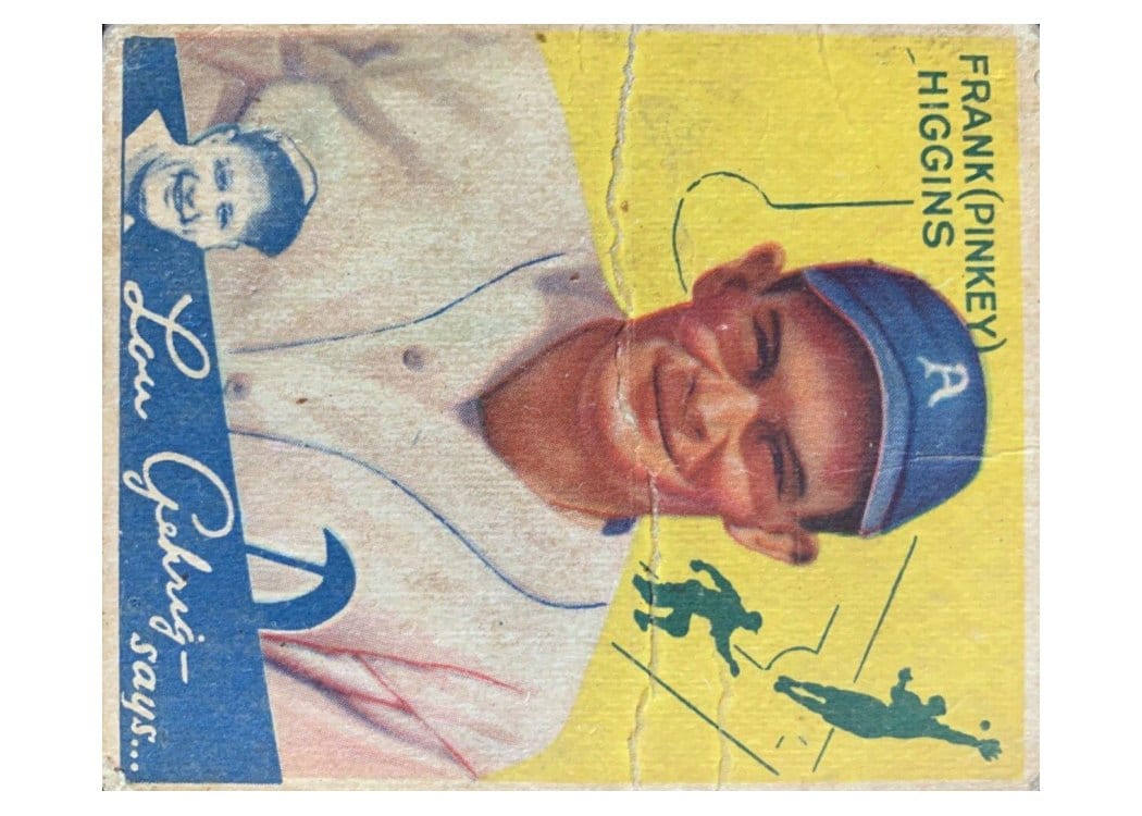 1934 Goudey Pinkey Higgins #78 card
