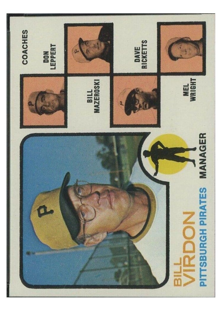 1973 Topps Pirates Field Leaders #517 card