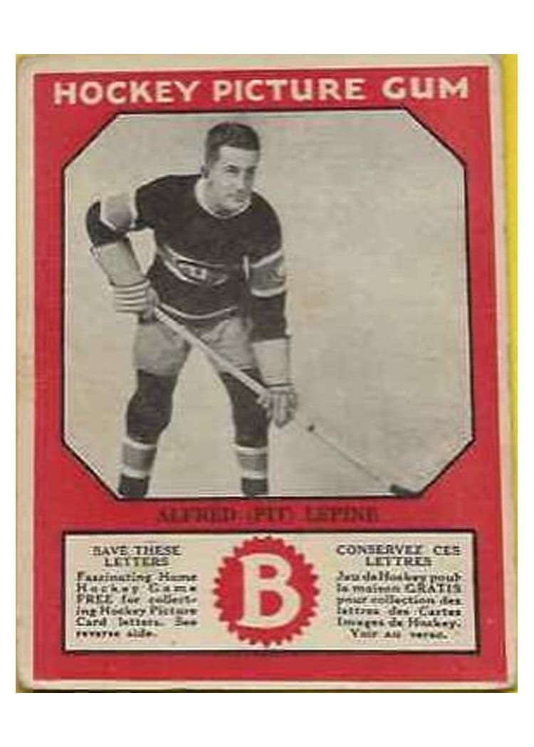 1933 V252 Canadian Gum Pit Lepine card