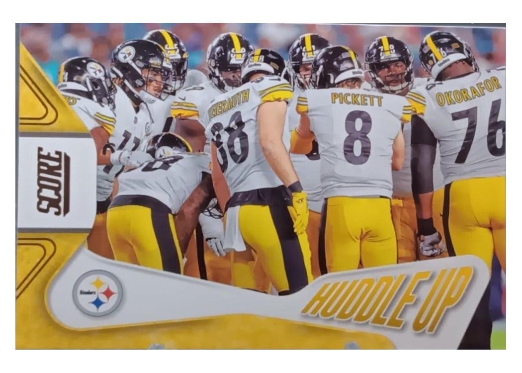 2023 Score Huddle Up Pittsburgh Steelers #9 card