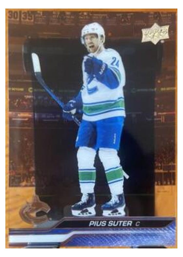 2023-24 Upper Deck Base Set Pius Suter #640 card