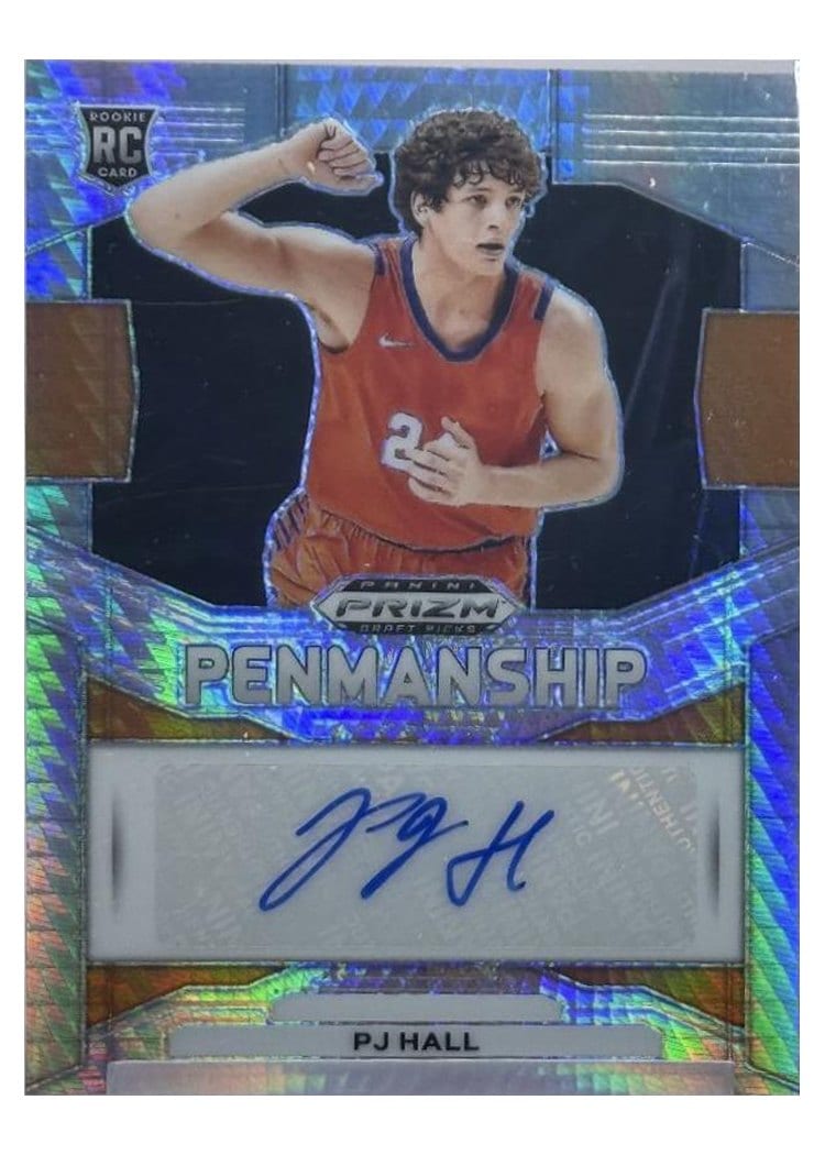 2024-25 Panini Prizm Rookie Penmanship PJ Hall #RPE-PJH card