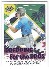 2024 Panini Prospect Edition Prepping for the Pros PJ Morlando #3 card