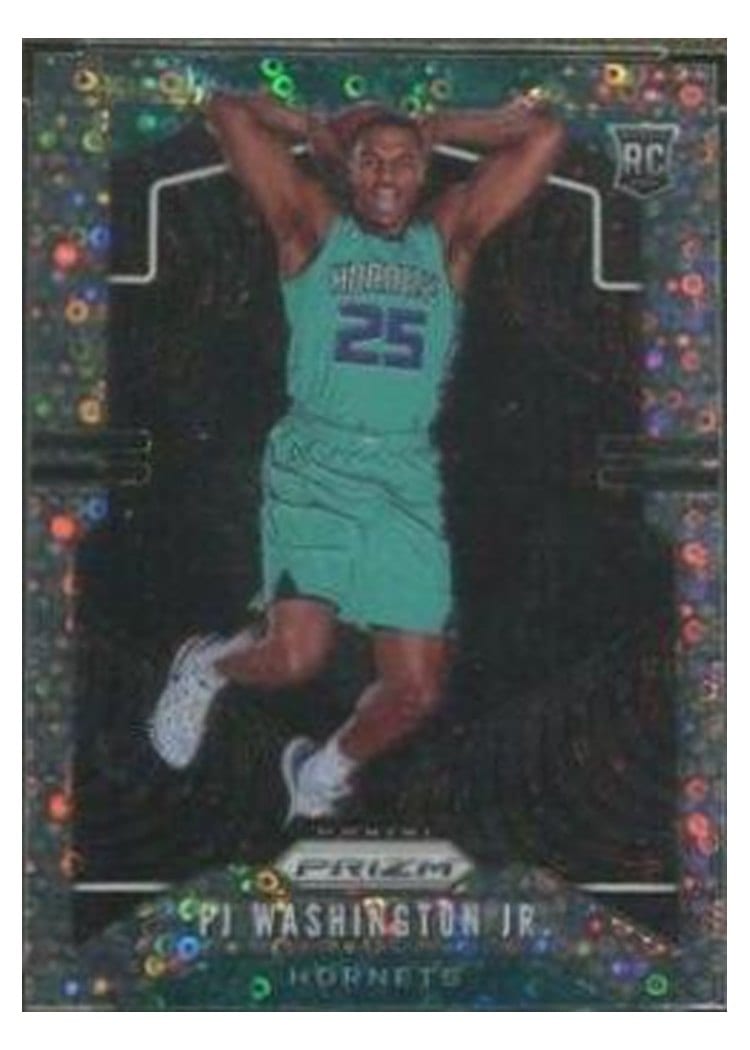 2019-20 Panini Prizm Base Set PJ Washington Jr. Variation Fast Break Prizm #258 card