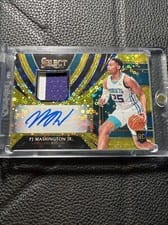 PJ Washington Jr. 2019 Panini Select Rookie Jersey Autographs card