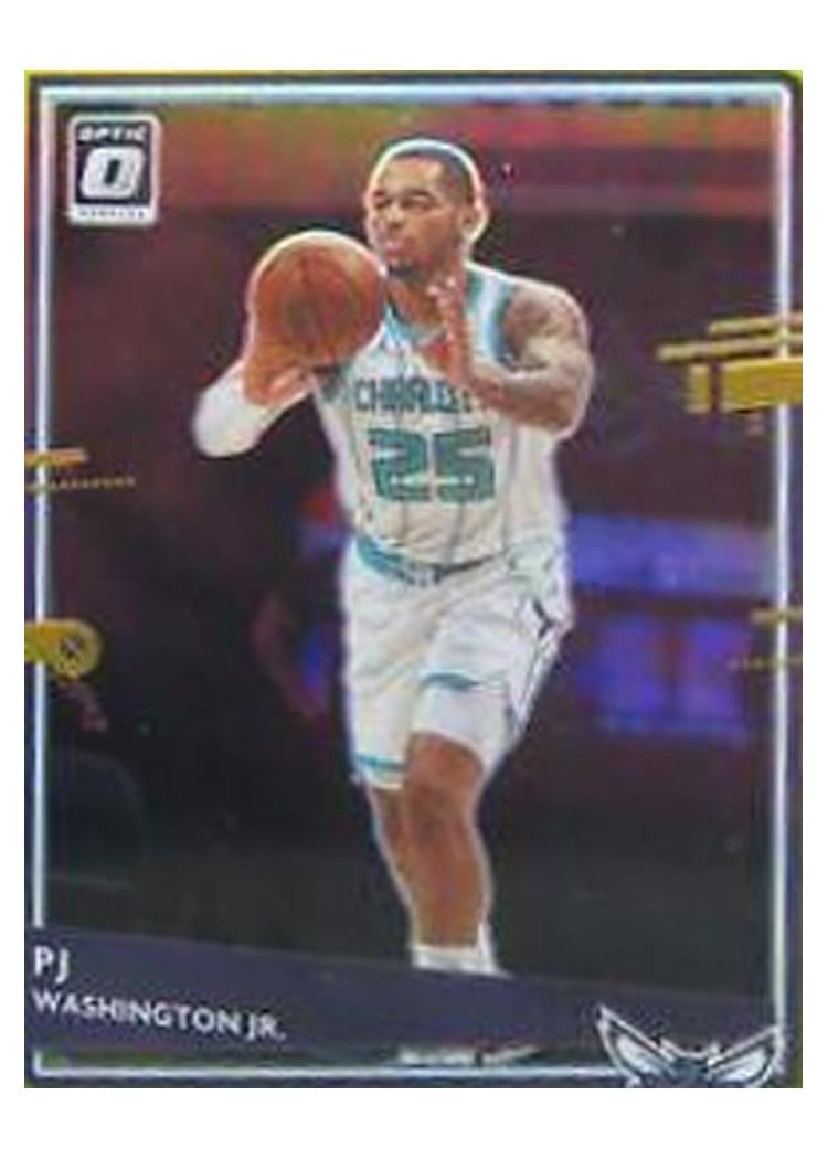 2020-21 Donruss Optic Base Set PJ Washington Jr. Gold #137 card