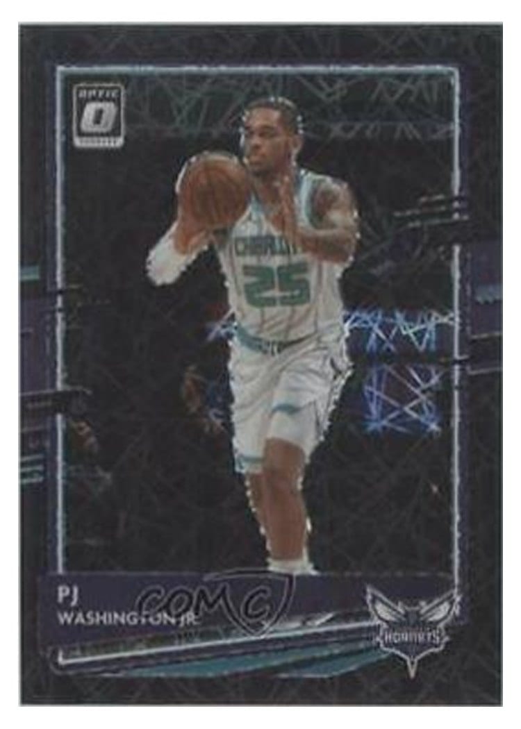 2020-21 Donruss Optic Base Set PJ Washington Jr. Black Velocity #137 card