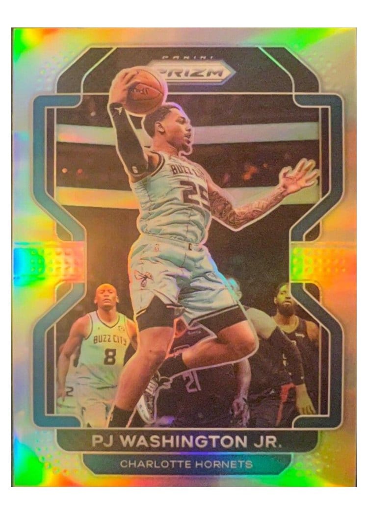 2021-22 Panini Prizm Base Set PJ Washington Jr. Silver Prizm #78 card