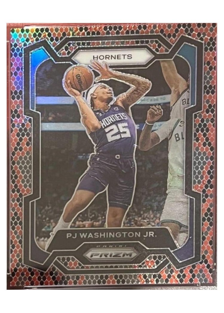 2023-24 Panini Prizm Base Set PJ Washington Jr. #117 card