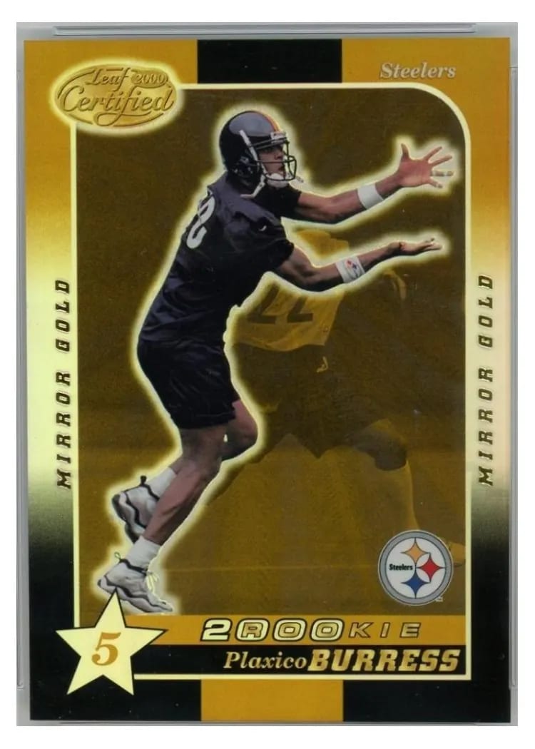 2000 Leaf Certified Plaxico Burress #243 card