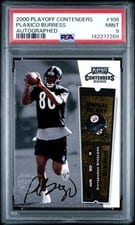 2000 Playoff Contenders Plaxico Burress #108 card