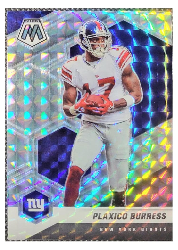 2021 Panini Mosaic Base Set Plaxico Burress Mosaic #151 card