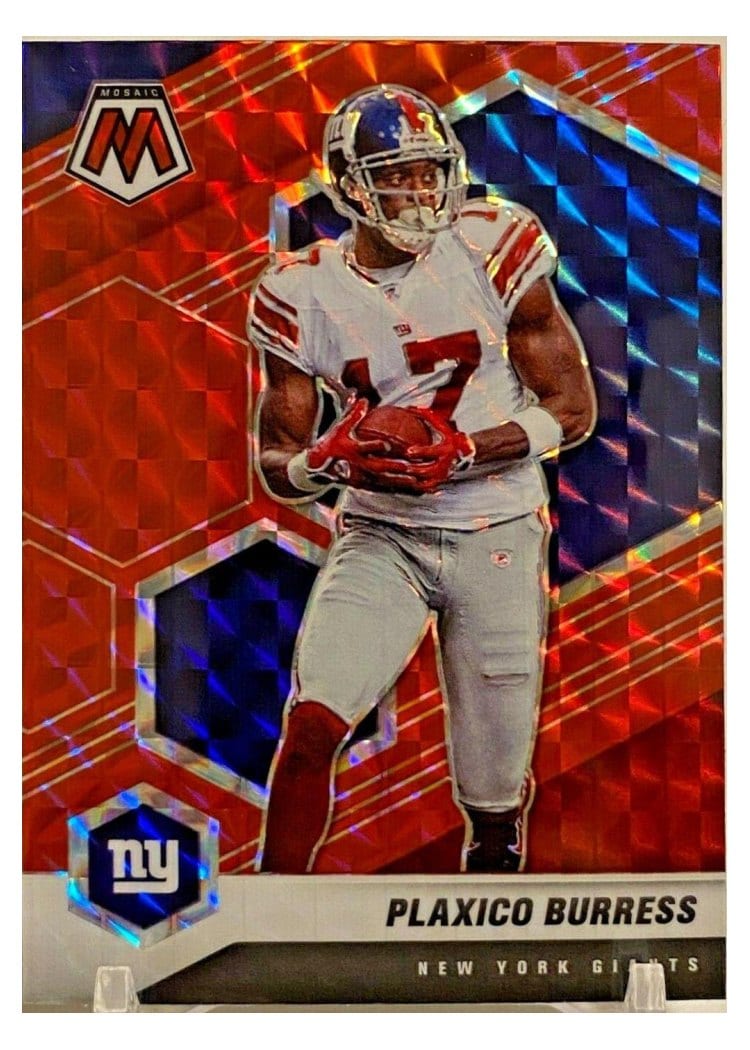2021 Panini Mosaic Base Set Plaxico Burress #151 card