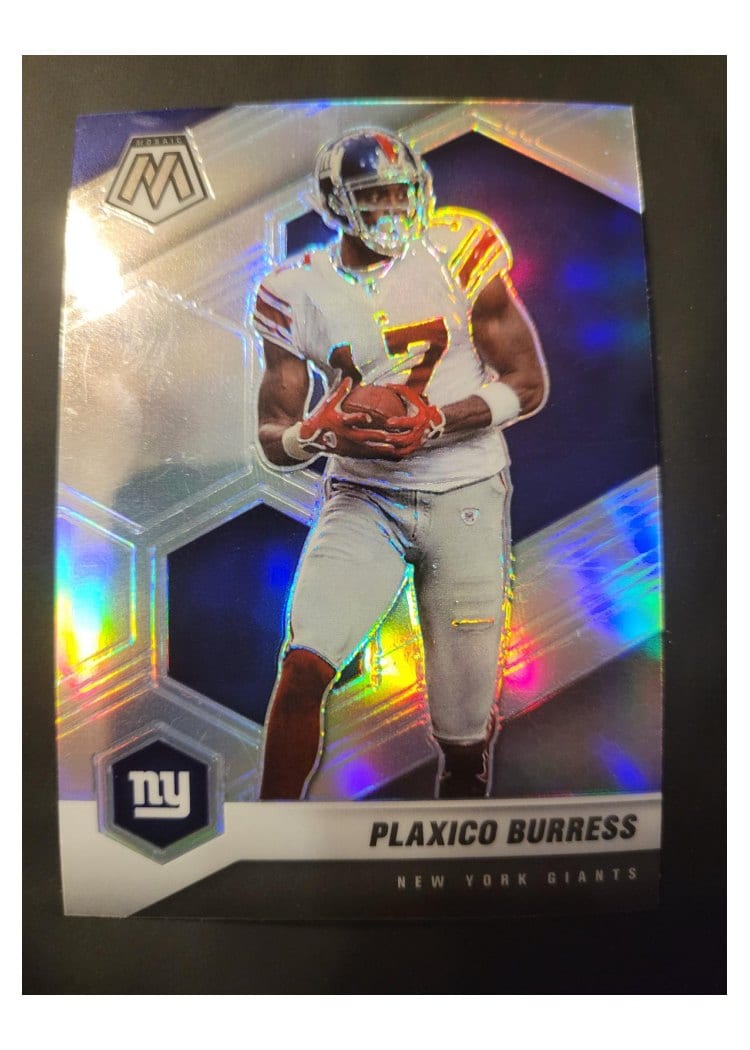 2021 Panini Mosaic Base Set Plaxico Burress Silver #151 card
