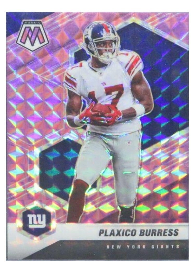 2021 Panini Mosaic Base Set Plaxico Burress #151 card