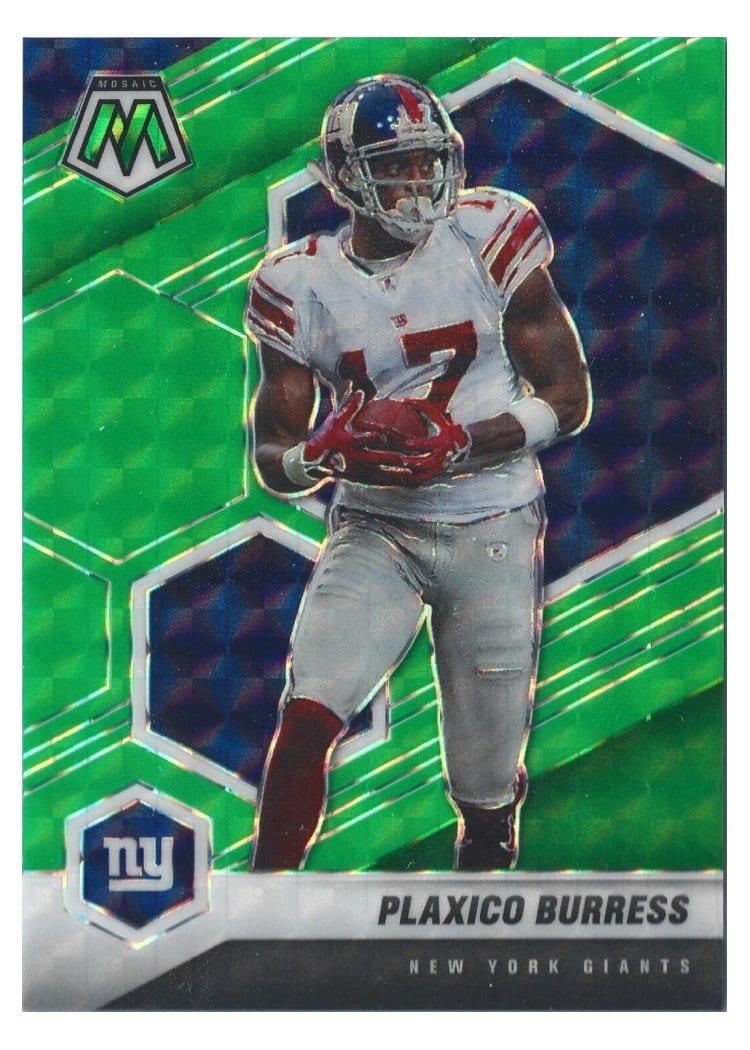 2021 Panini Mosaic Base Set Plaxico Burress #151 card