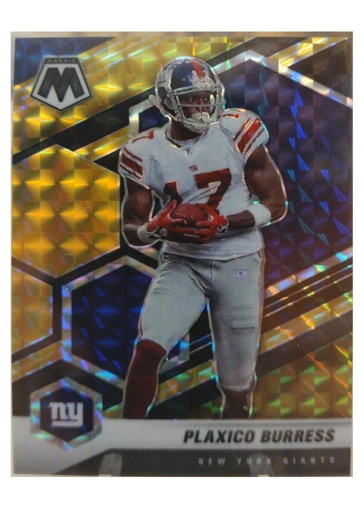 2021 Panini Mosaic Base Set Plaxico Burress #151 card