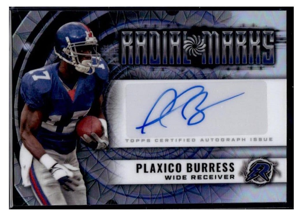 2024 Topps Resurgence Radial Marks Plaxico Burress #RM-PB card