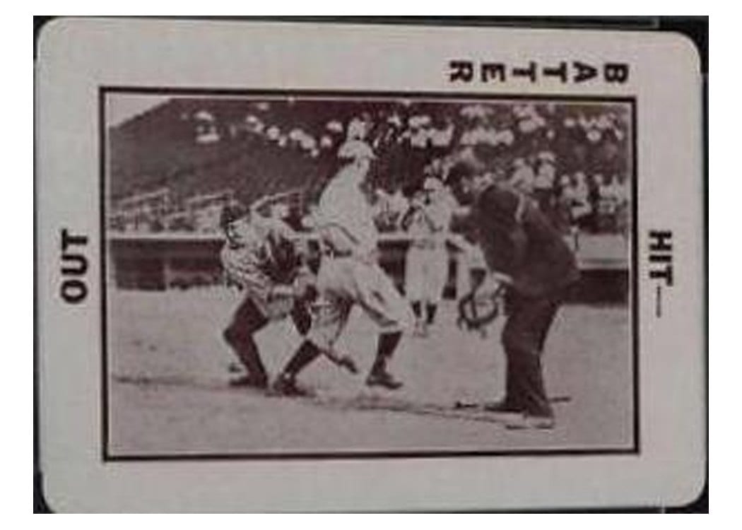 1913 National Game Play at Plate, Runner Standing card