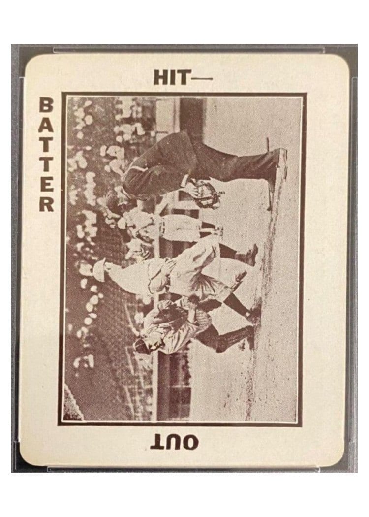 1913 Tom Barker Game Play at Plate, Runner Standing card