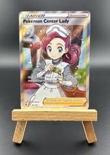 2020 Vivid Voltage Pokémon Center Lady #185 card