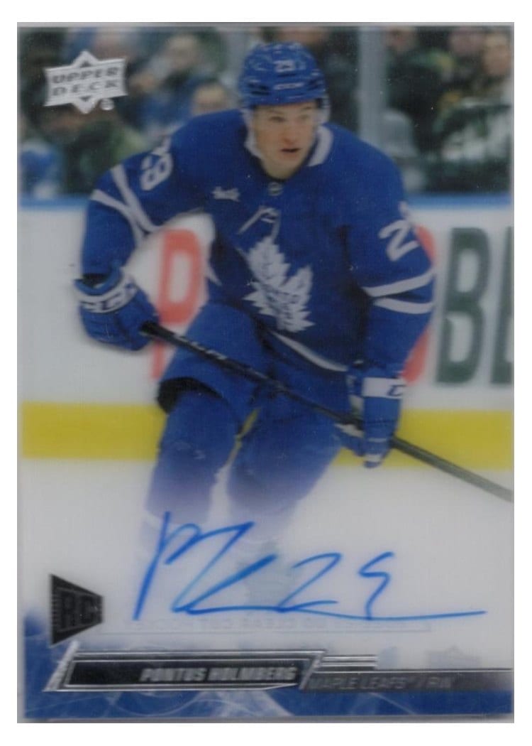 2022-23 Upper Deck Clear Cut Base Set Pontus Holmberg #CC-PH* card