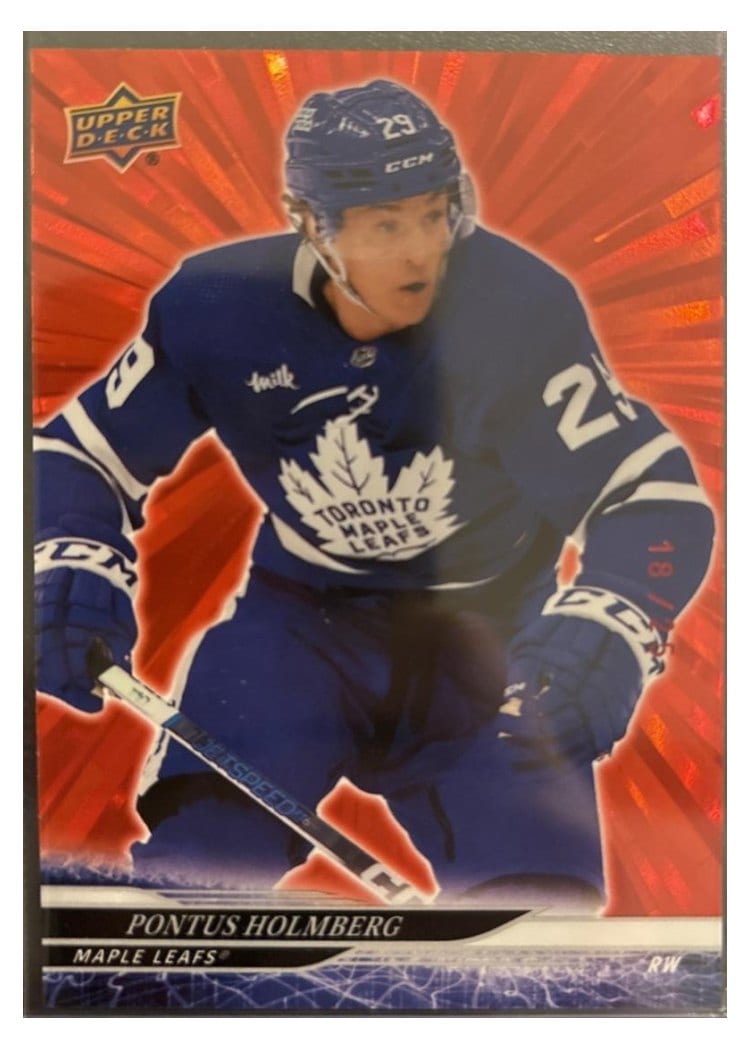 2024-25 Upper Deck Base Set Pontus Holmberg #417 card