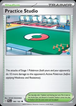 Practice Studio Paldea Evolved card