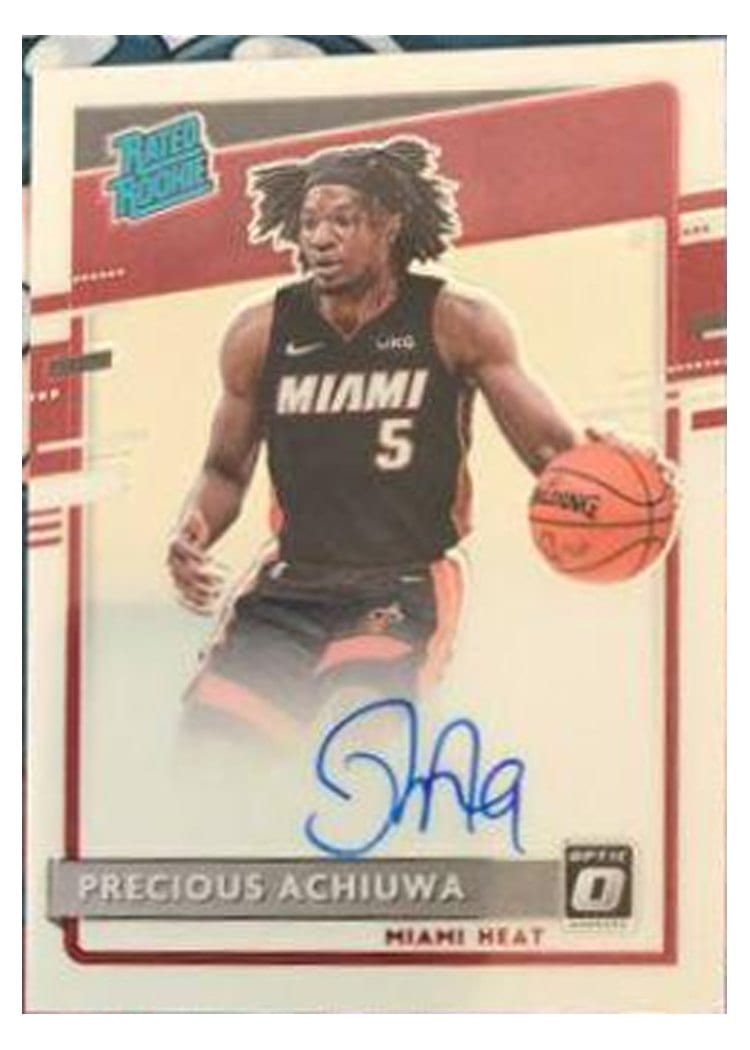 2020-21 Donruss Optic Base Set Precious Achiuwa #170 card