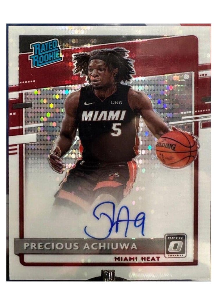 2020-21 Donruss Optic Base Set Precious Achiuwa #170 card