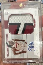 2020-21 Panini National Treasures Rookie Patch Autographs Precious Achiuwa #115 card