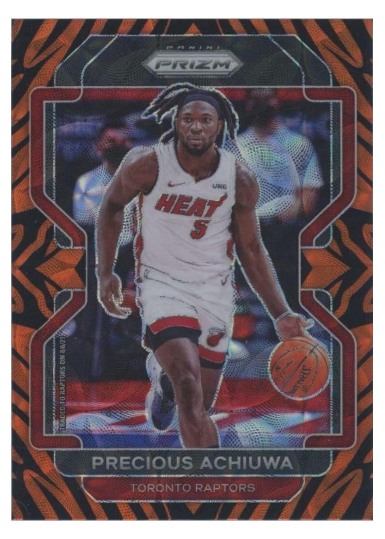 2021-22 Panini Prizm Base Set Precious Achiuwa #39 card