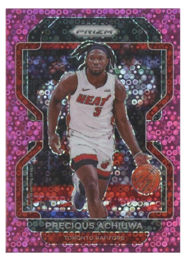 2021-22 Panini Prizm Base Set Precious Achiuwa #39 card