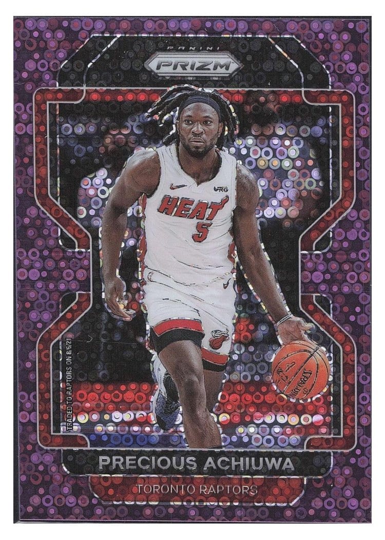 2021-22 Panini Prizm Base Set Precious Achiuwa #39 card
