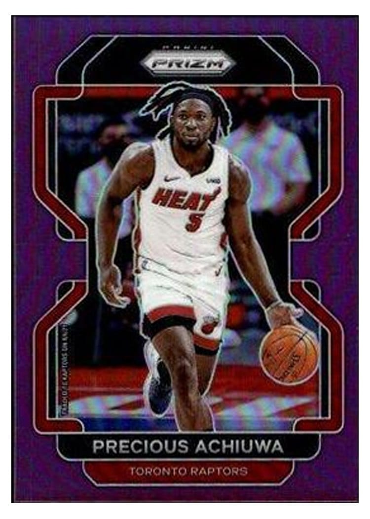2021-22 Panini Prizm Base Set Precious Achiuwa #39 card