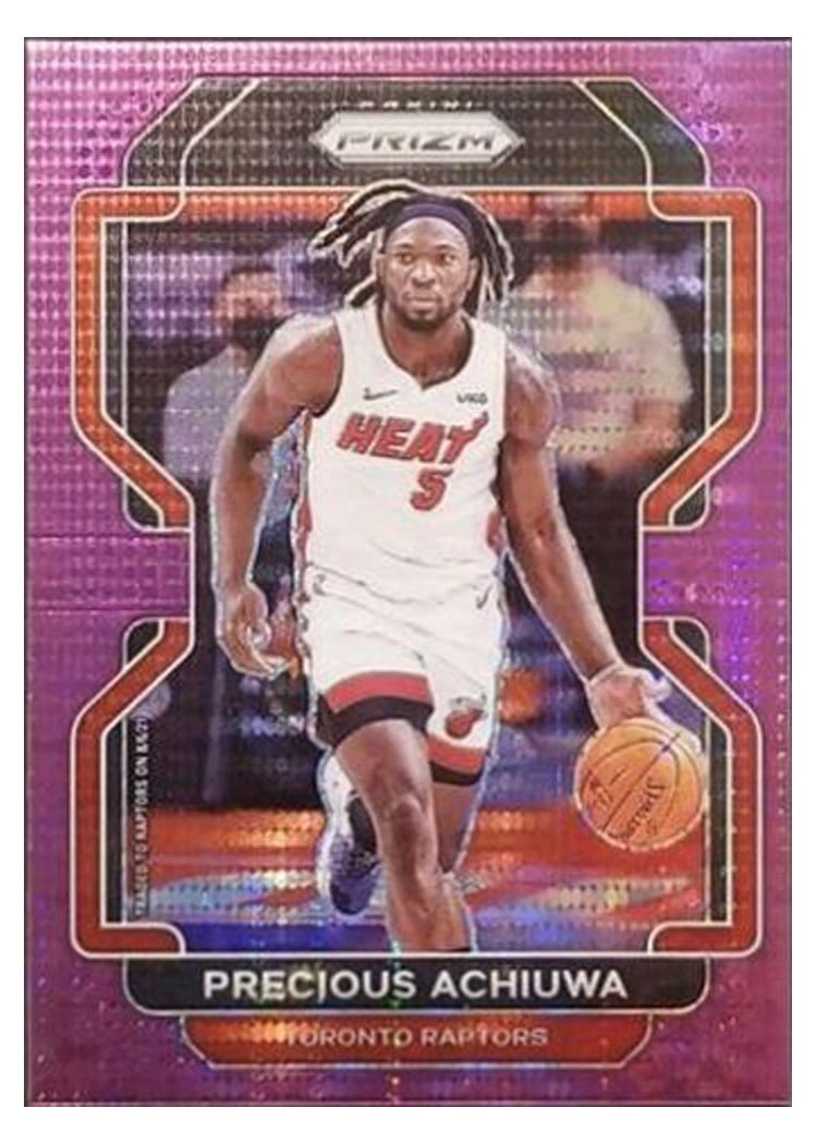 2021-22 Panini Prizm Base Set Precious Achiuwa #39 card