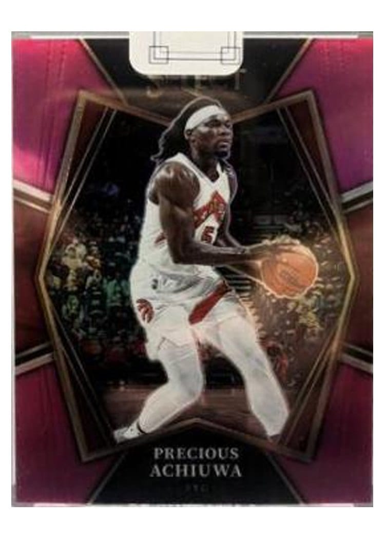 2021-22 Panini Select Base Set Precious Achiuwa Pink Prizm #149 card