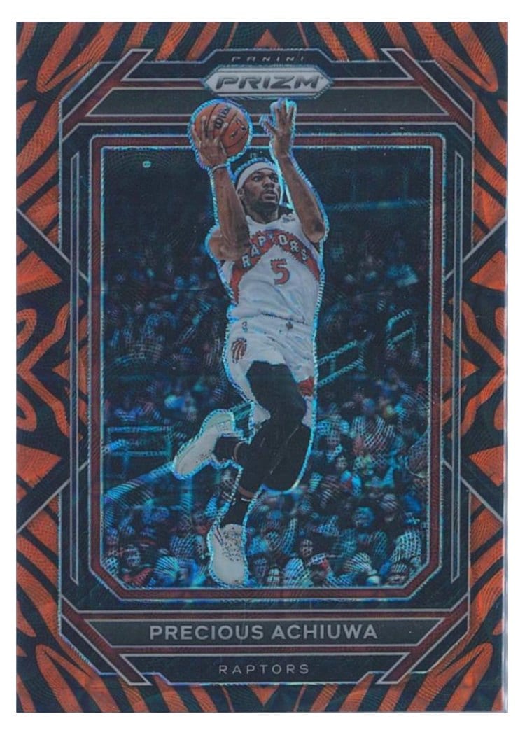 2022-23 Panini Prizm Base Set Precious Achiuwa #37 card