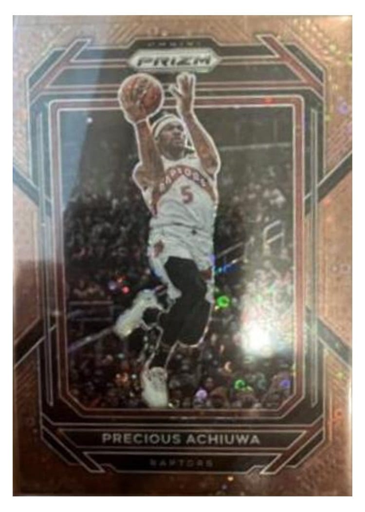 2022-23 Panini Prizm Base Set Precious Achiuwa #37 card