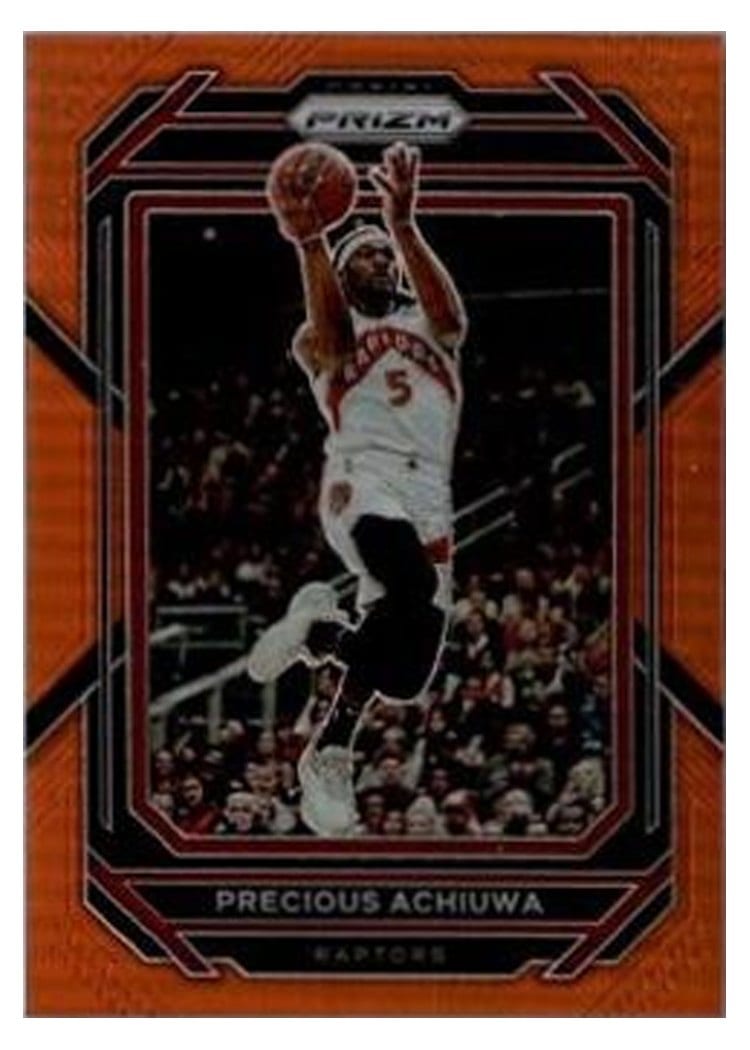 2022-23 Panini Prizm Base Set Precious Achiuwa #37 card